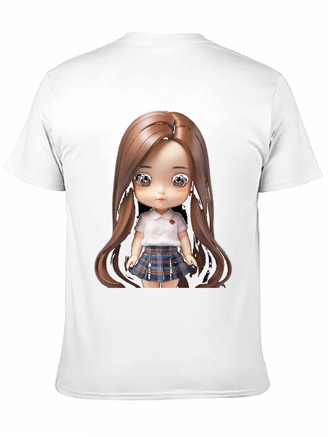 Anime Doll Graphic Tee - Stylish & Unique!