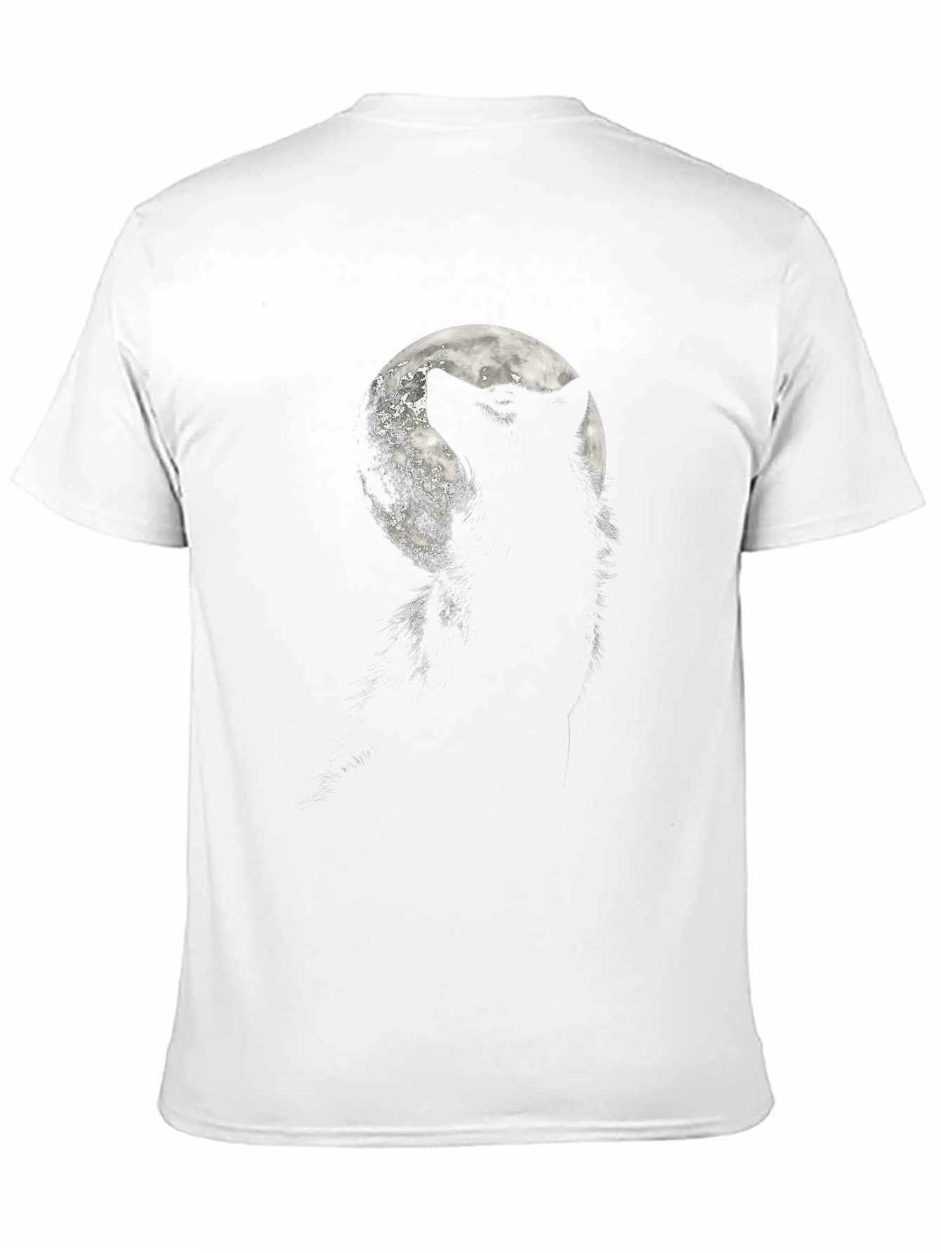 Wolf Moon Graphic Tee - Mens Black T-Shirt
