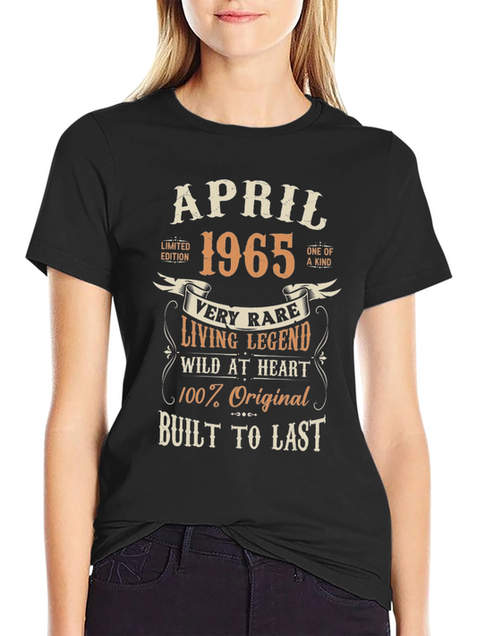 April 1965 Living Legend Black T-Shirt