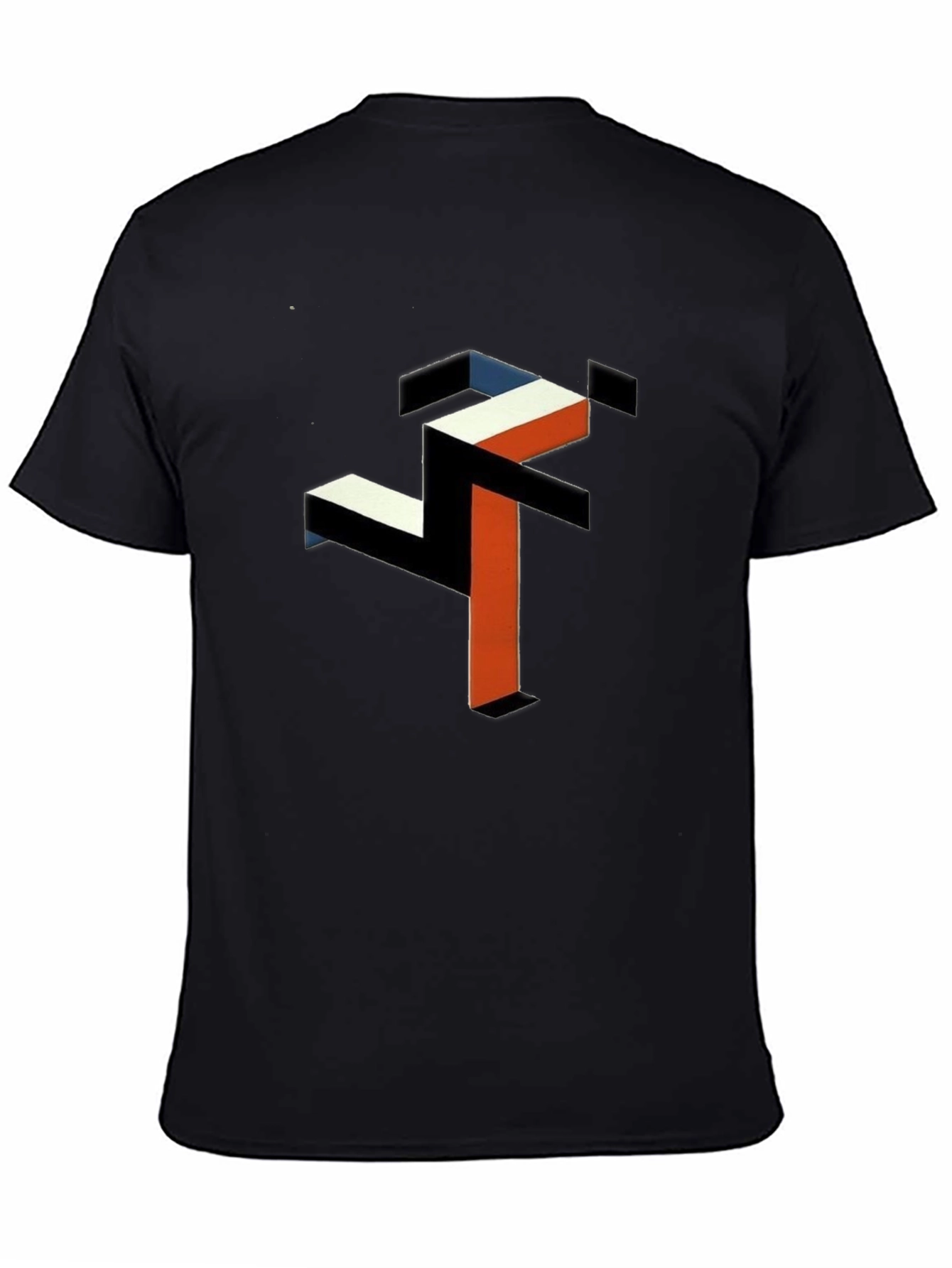 Abstract Geometric Graphic Tee - Modern Art Shirt