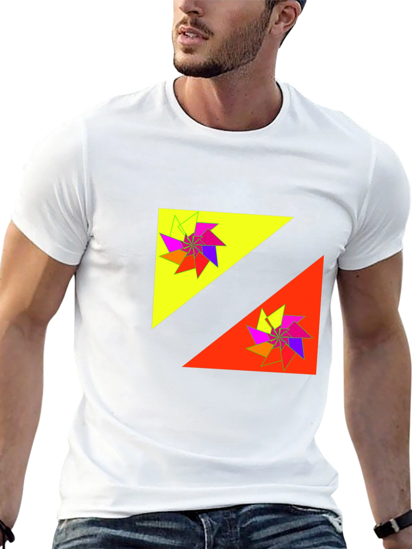 Abstract Graphic Print T-Shirt