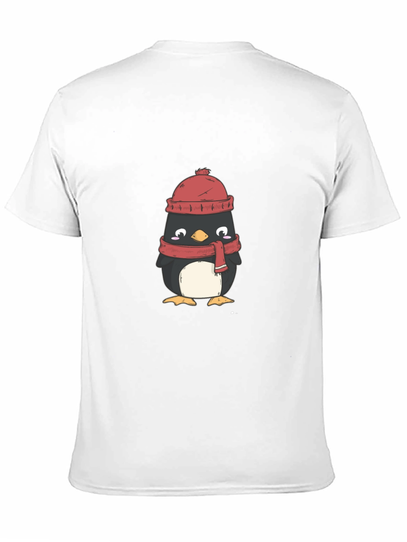 Winter Penguin Graphic Tee - Cozy Comfort