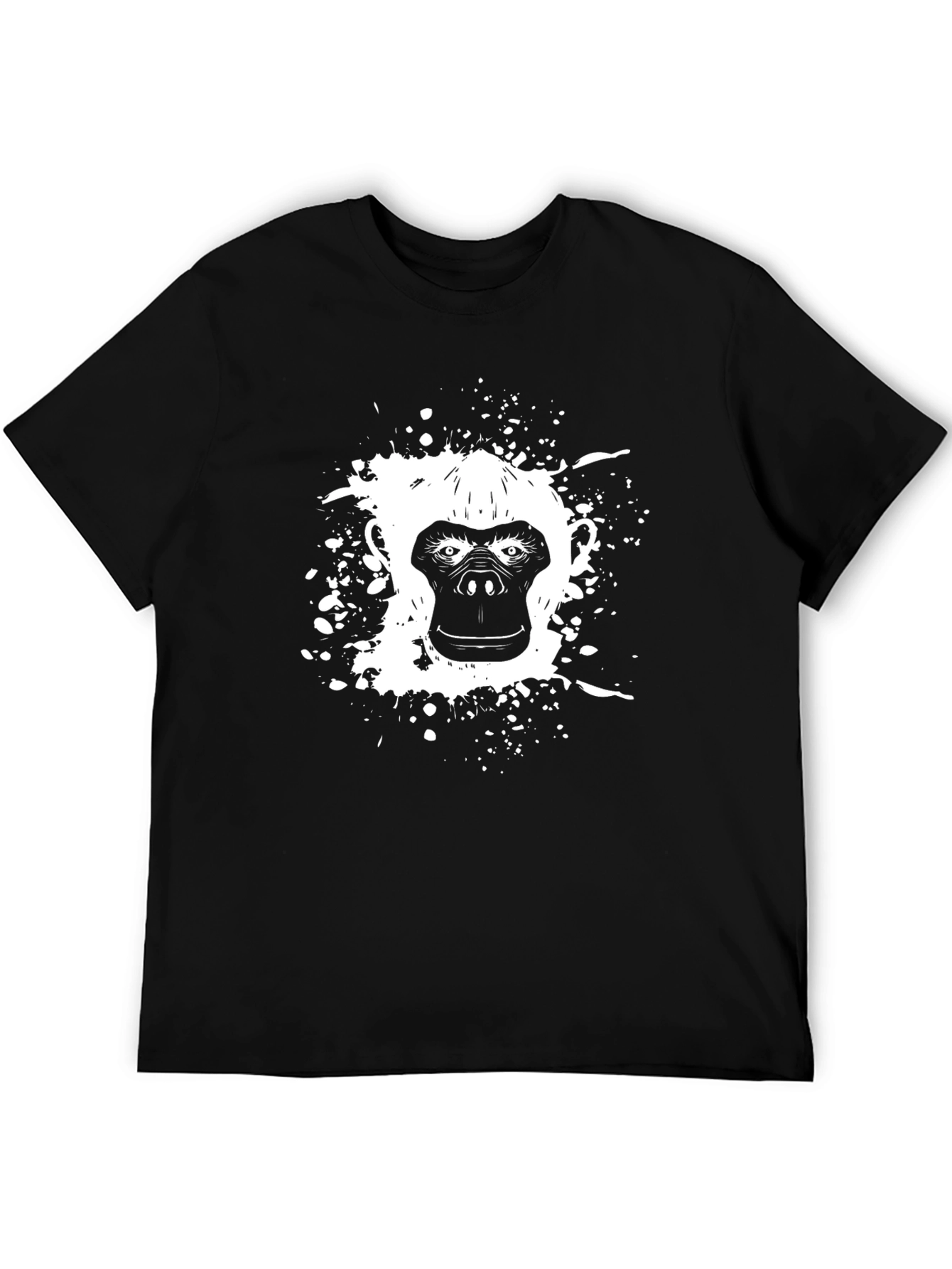 Ape Face Graphic Black T-Shirt