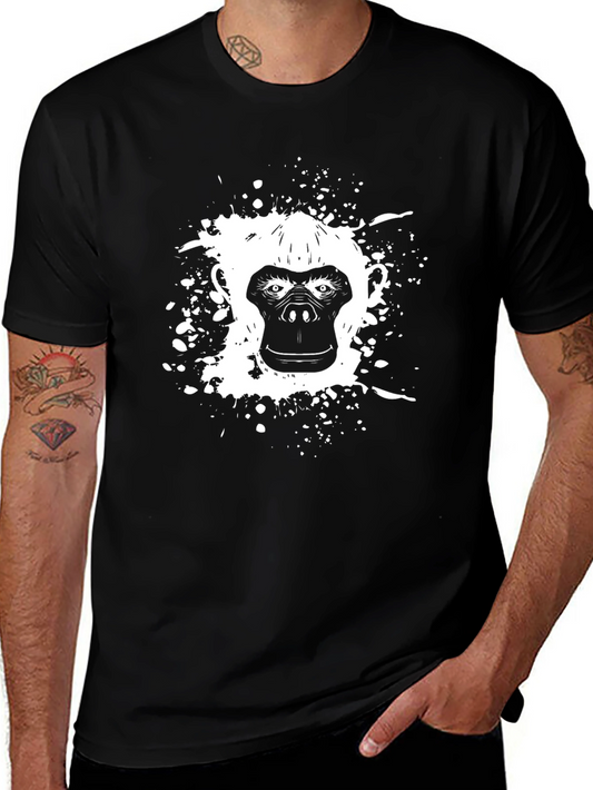 Ape Face Graphic Black T-Shirt