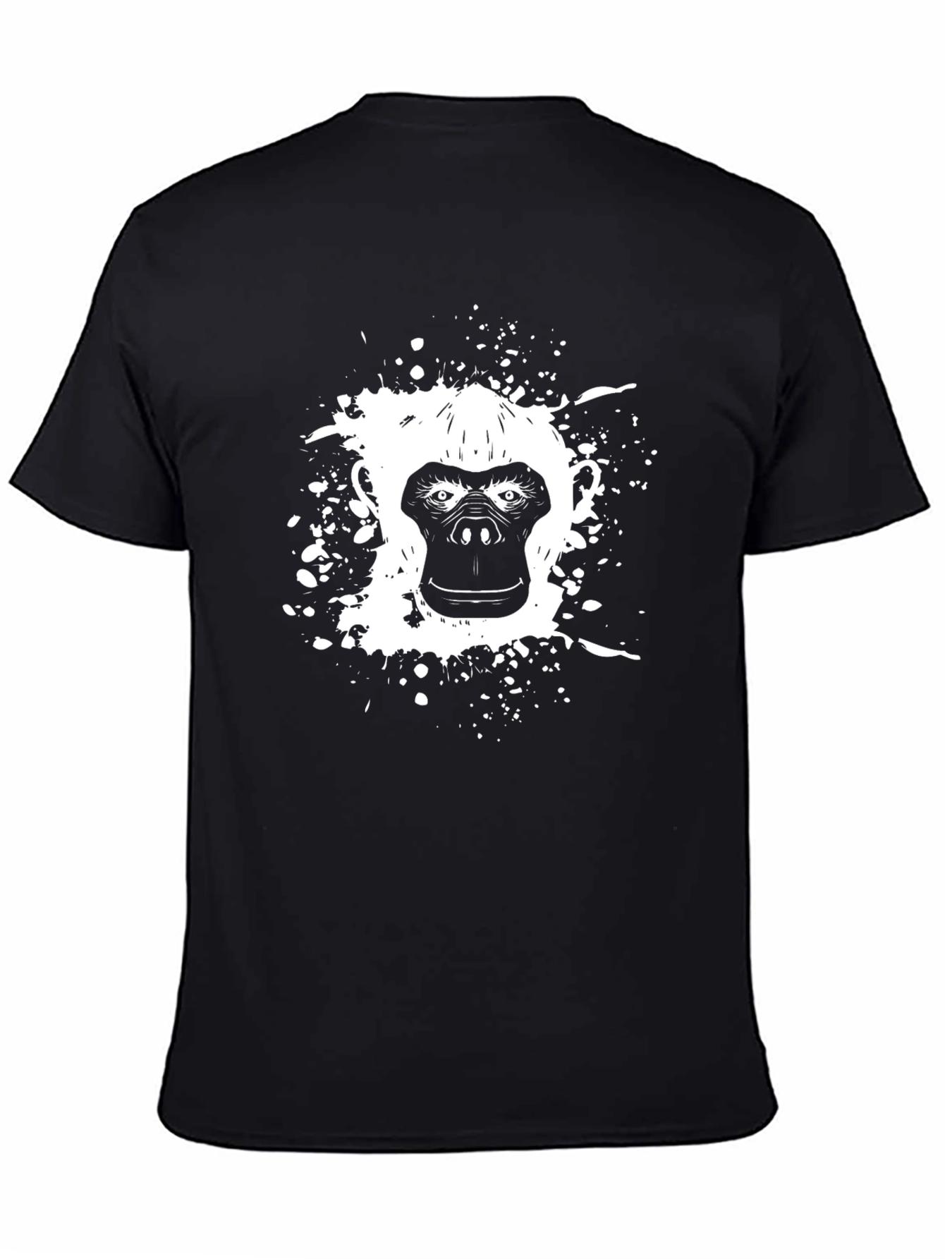 Ape Face Graphic Black T-Shirt