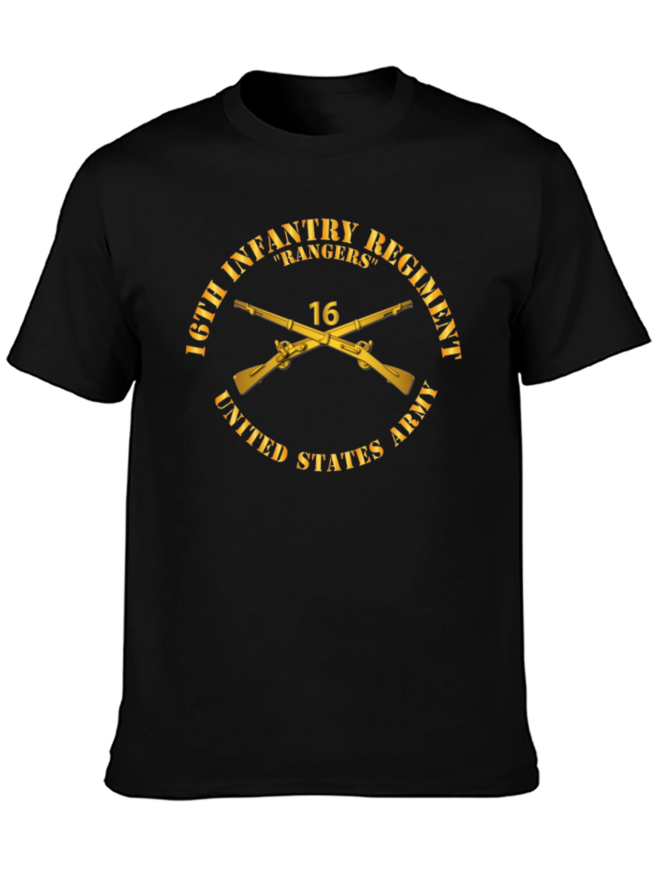 16th Infantry Regiment Rangers Graphic T-Shirt