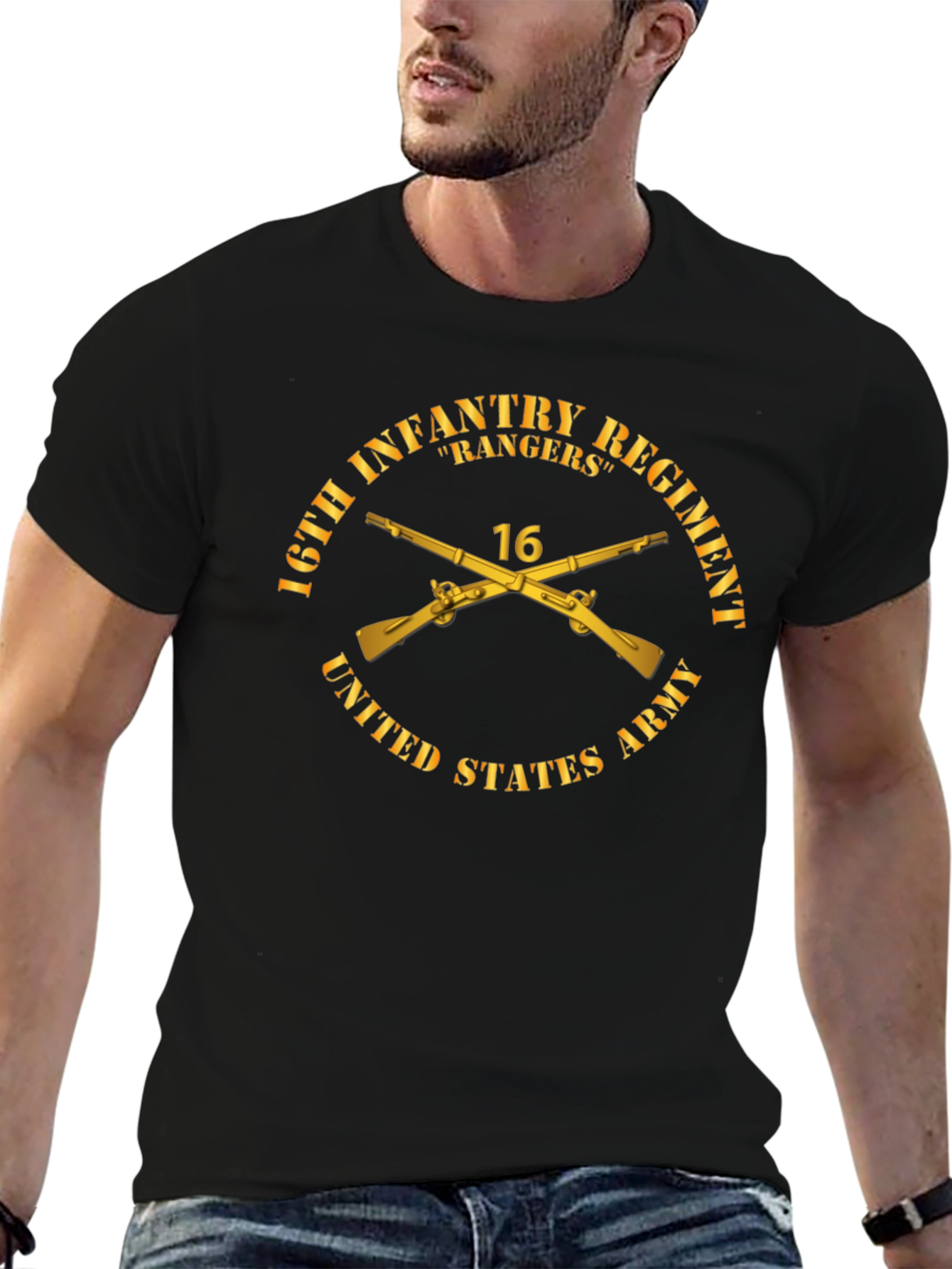 16th Infantry Regiment Rangers Graphic T-Shirt