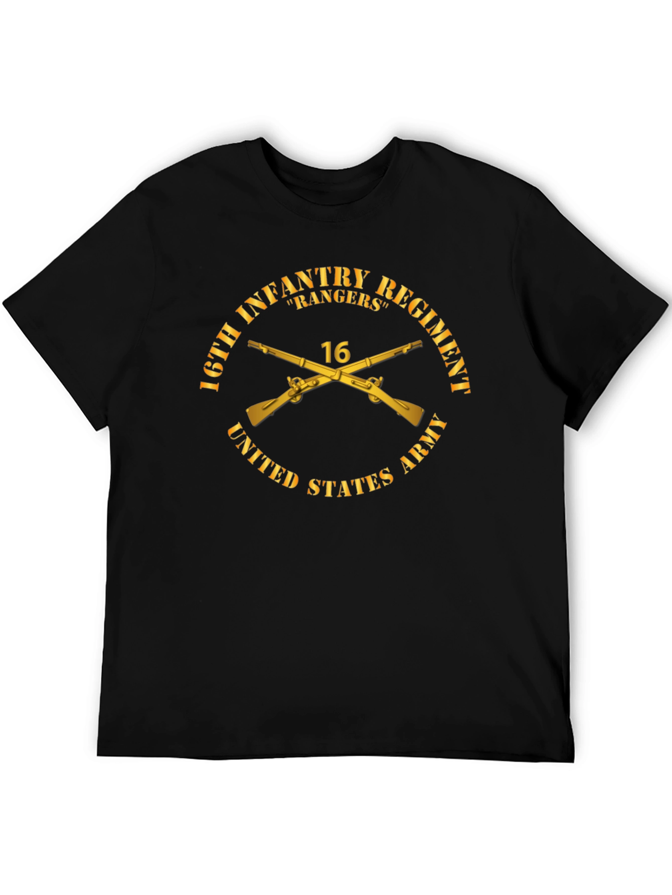 16th Infantry Regiment Rangers Graphic T-Shirt