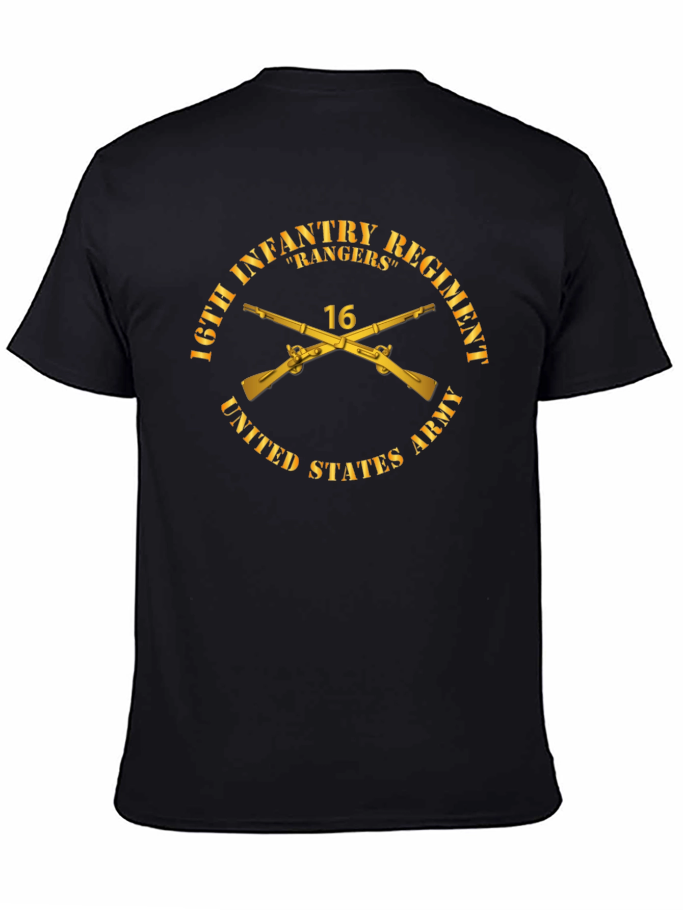 16th Infantry Regiment Rangers Graphic T-Shirt