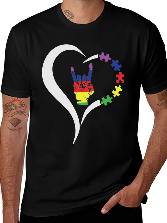 Autism Awareness Heart T-Shirt