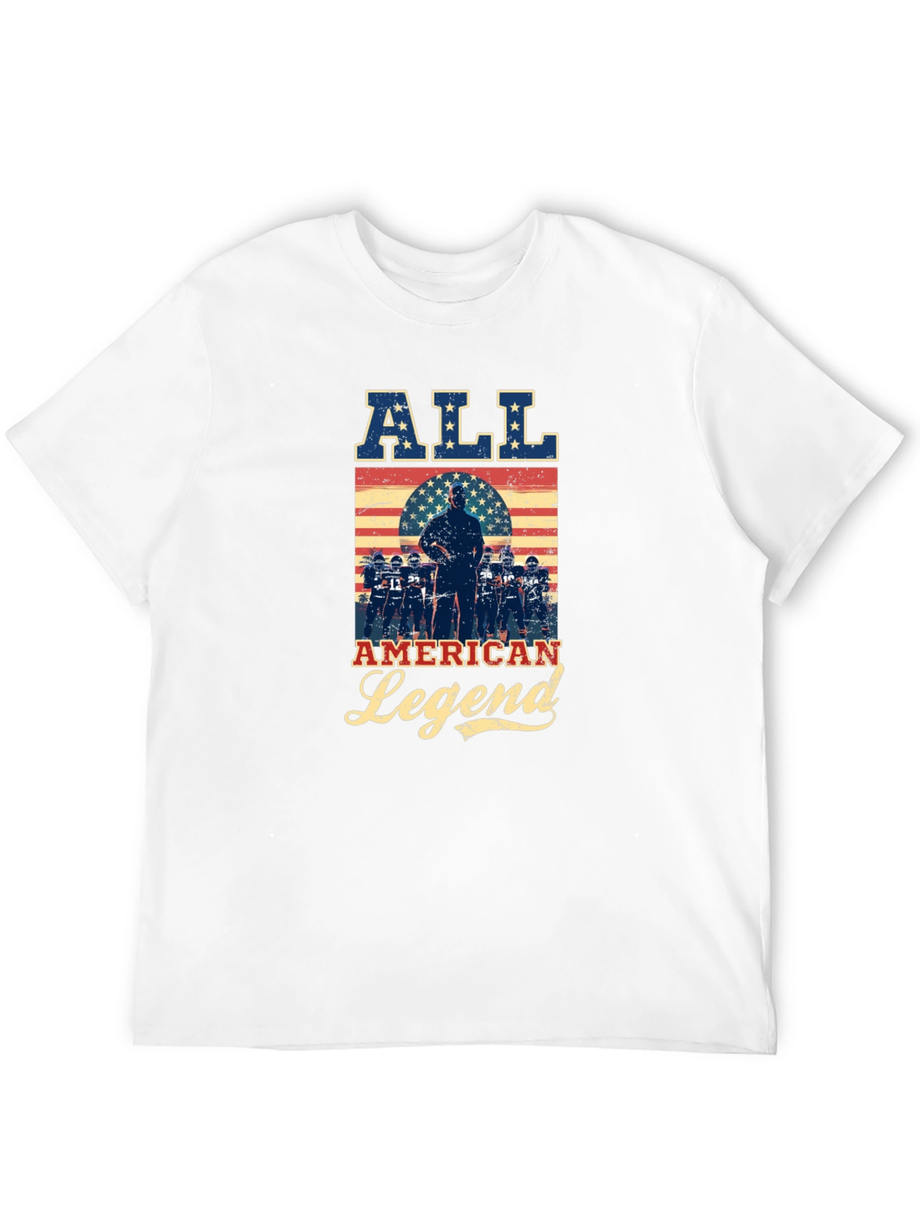All American Legend T-Shirt Football Fan Tee