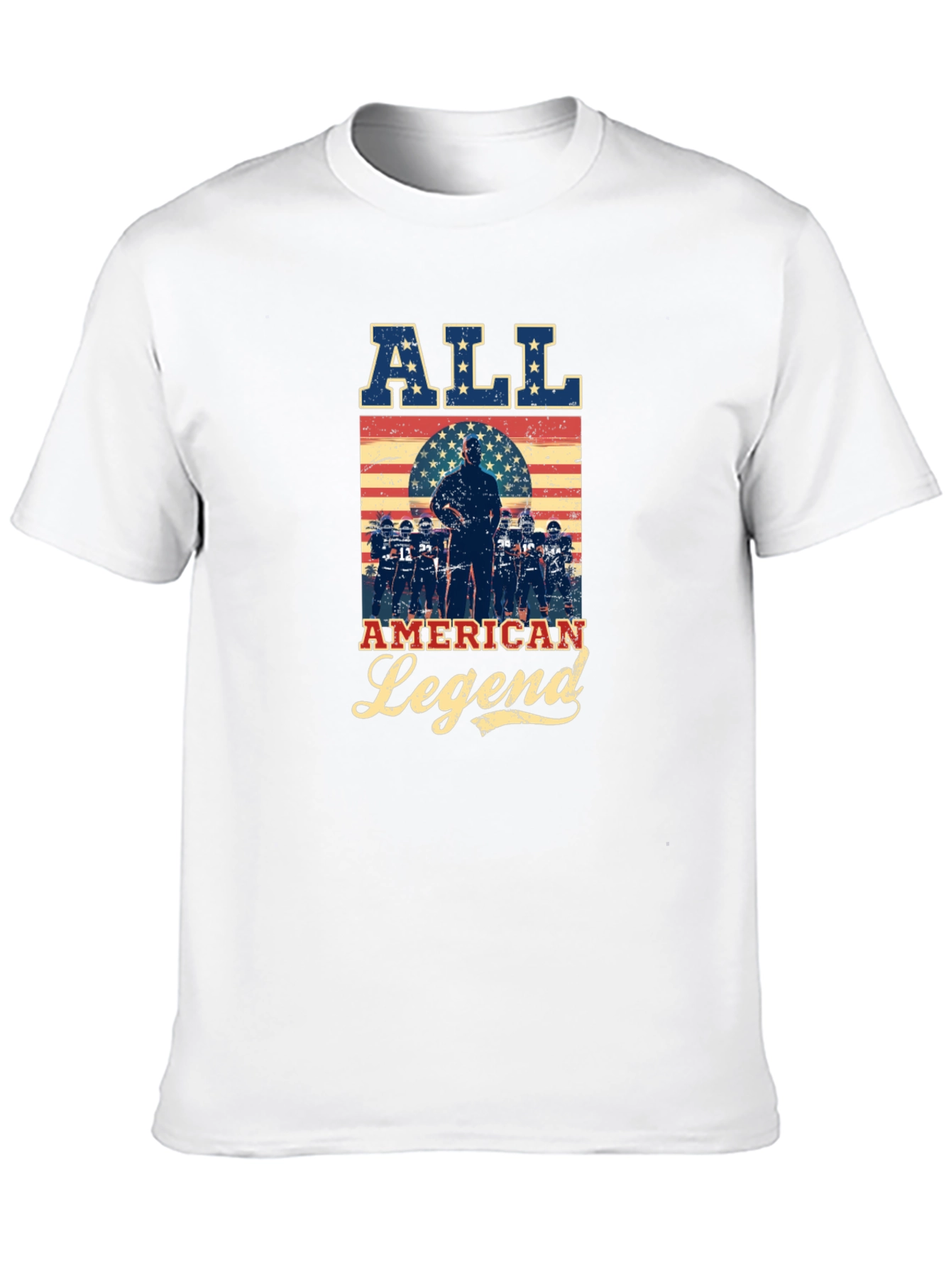 All American Legend T-Shirt Football Fan Tee