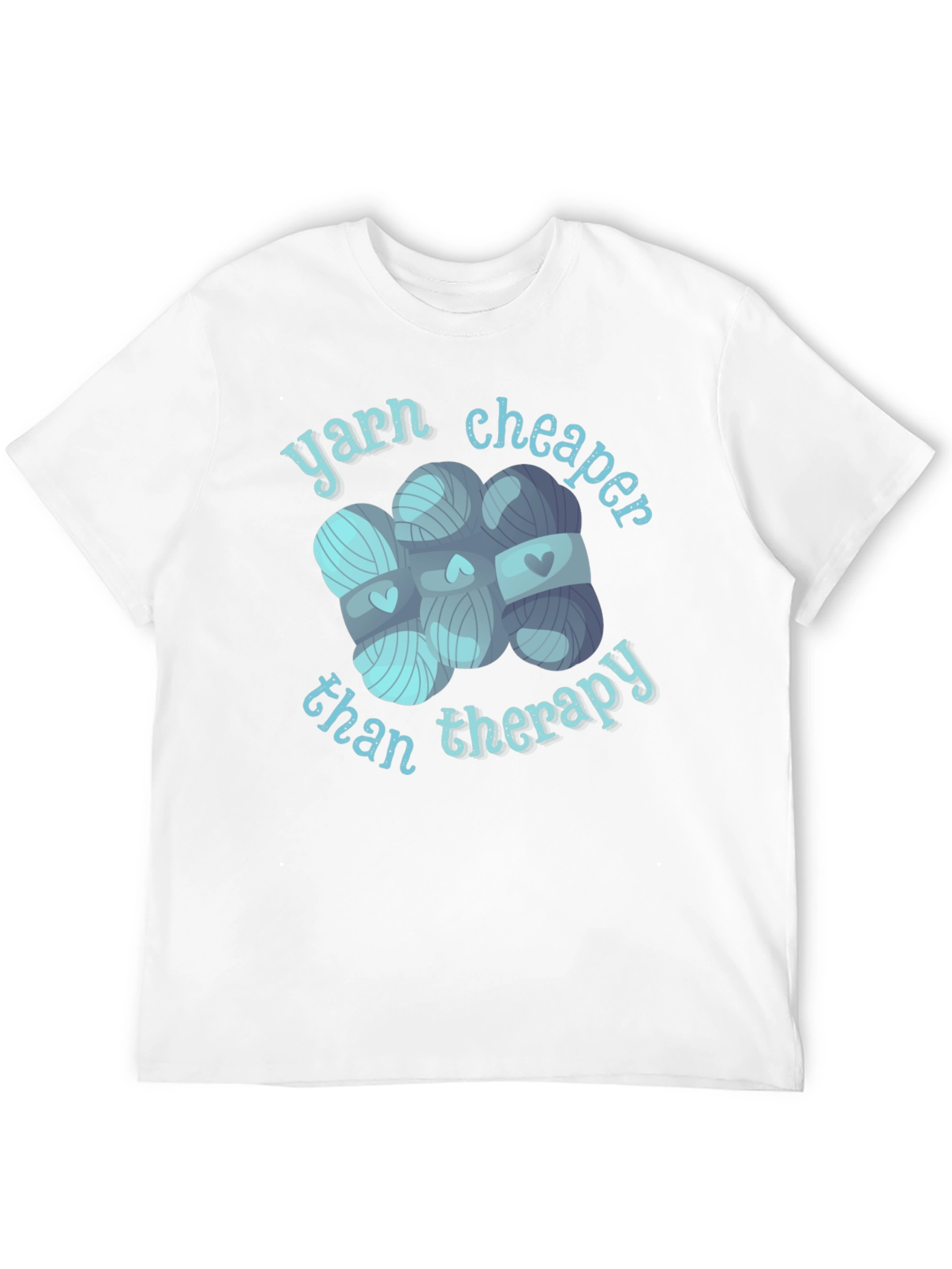 Yarn Cheaper Than Therapy Graphic T-Shirt