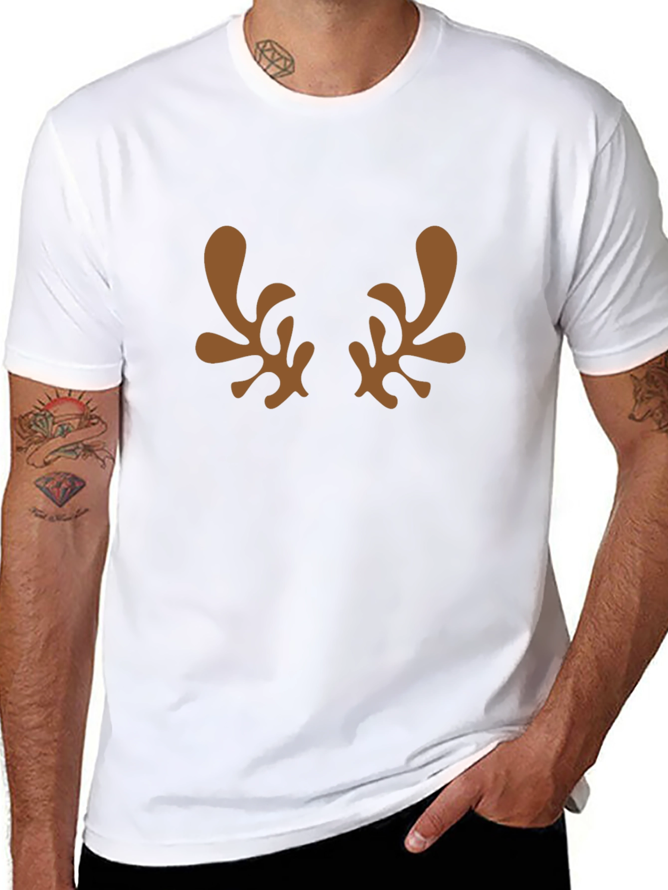 Antler Graphic Black Tee