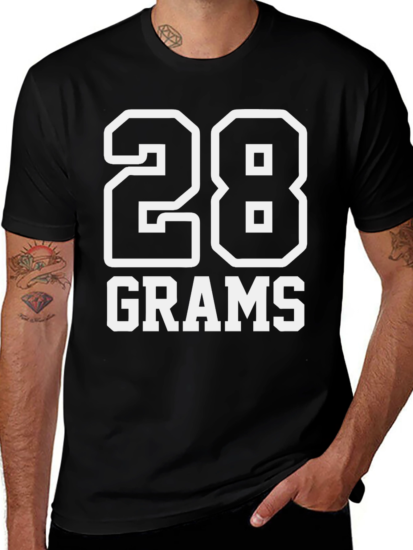 28 Grams T-Shirt Black