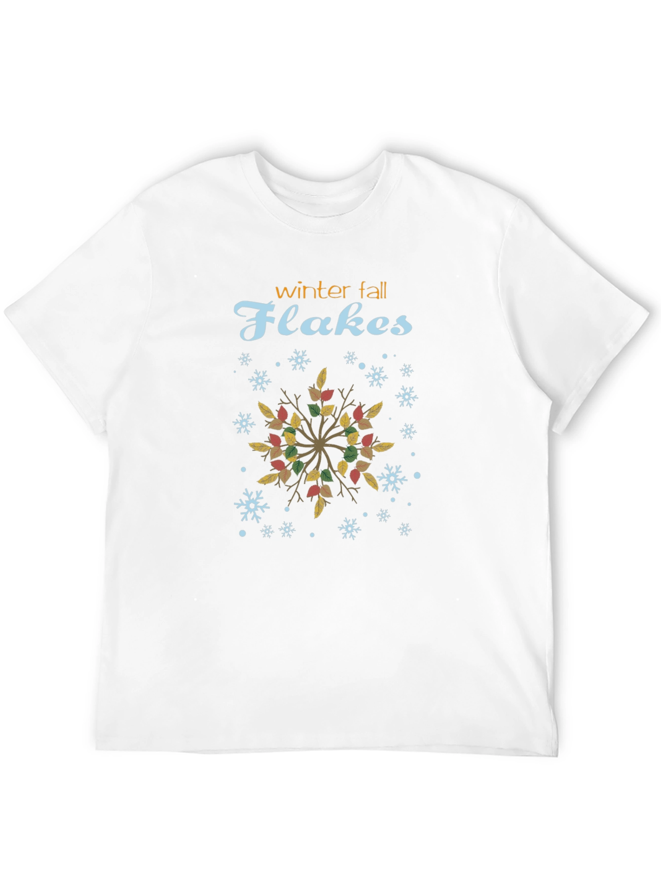 Winter Fall Flakes T-Shirt