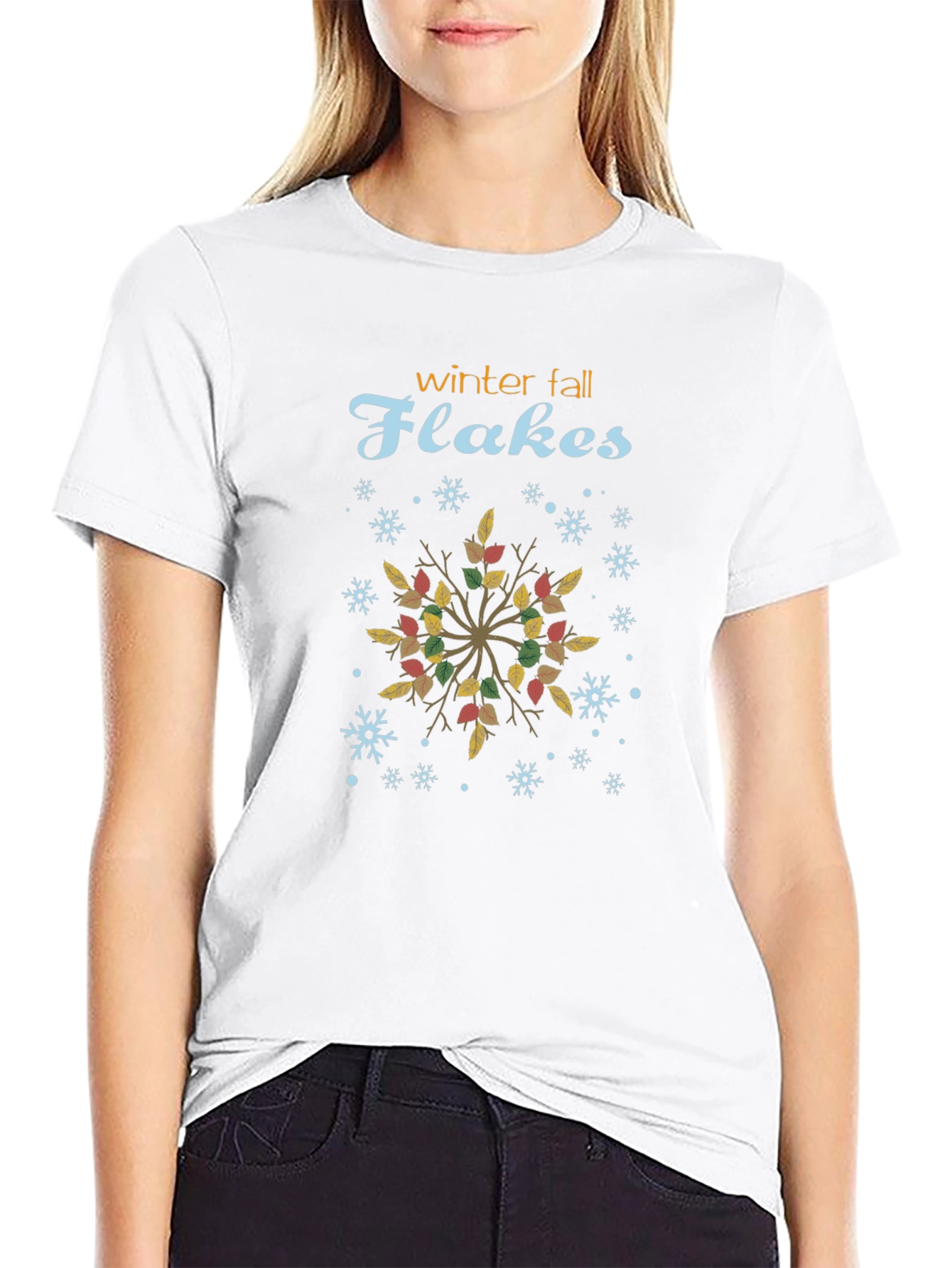 Winter Fall Flakes T-Shirt