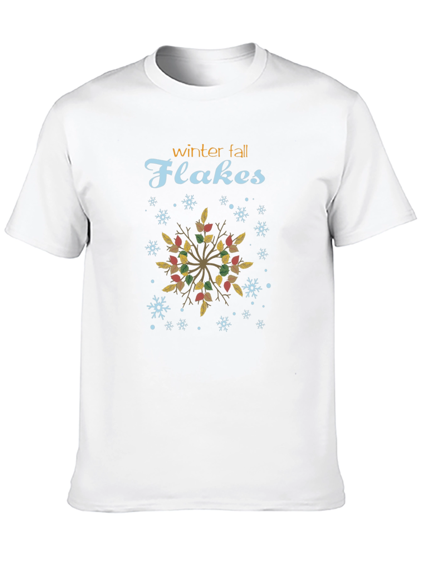 Winter Fall Flakes T-Shirt