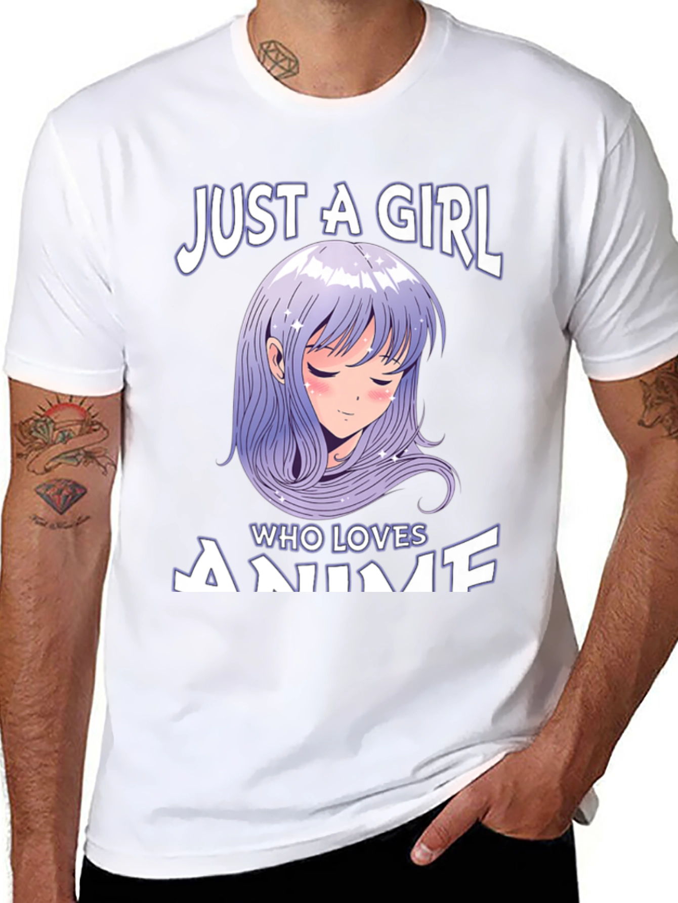 Anime Lover T-Shirt: Just A Girl Who Loves Anime