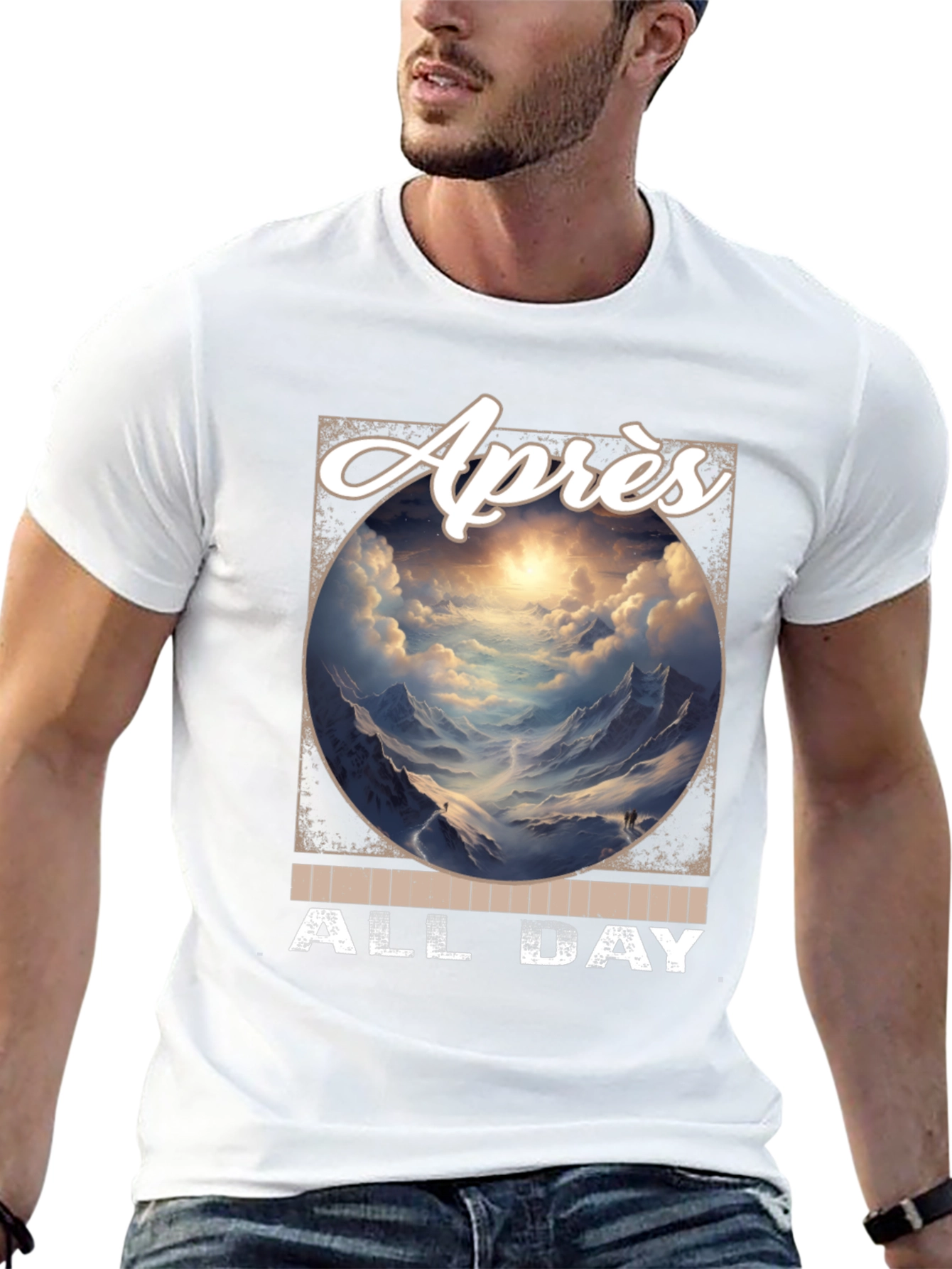 Après All Day Black Graphic Tee