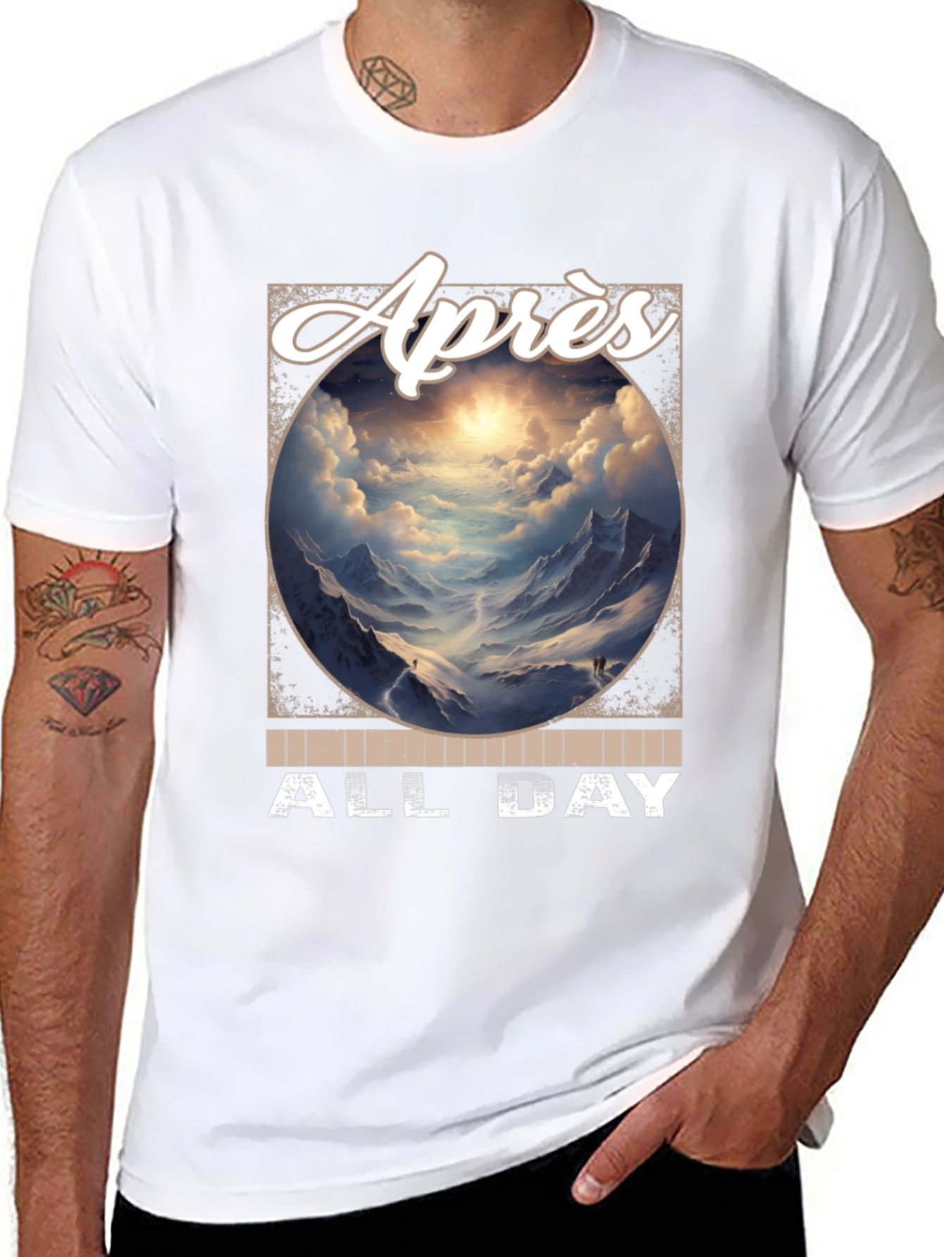 Après All Day Black Graphic Tee