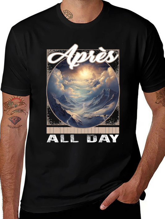 Après All Day Black Graphic Tee