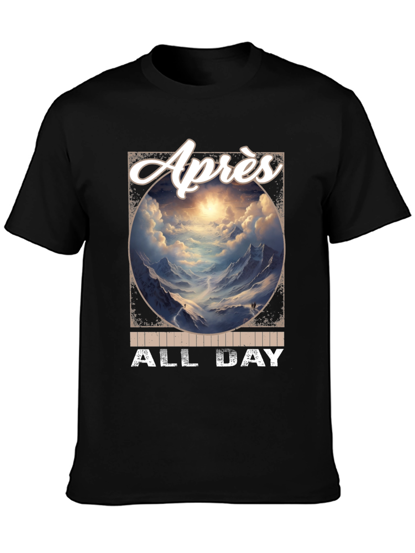 Après All Day Black Graphic Tee