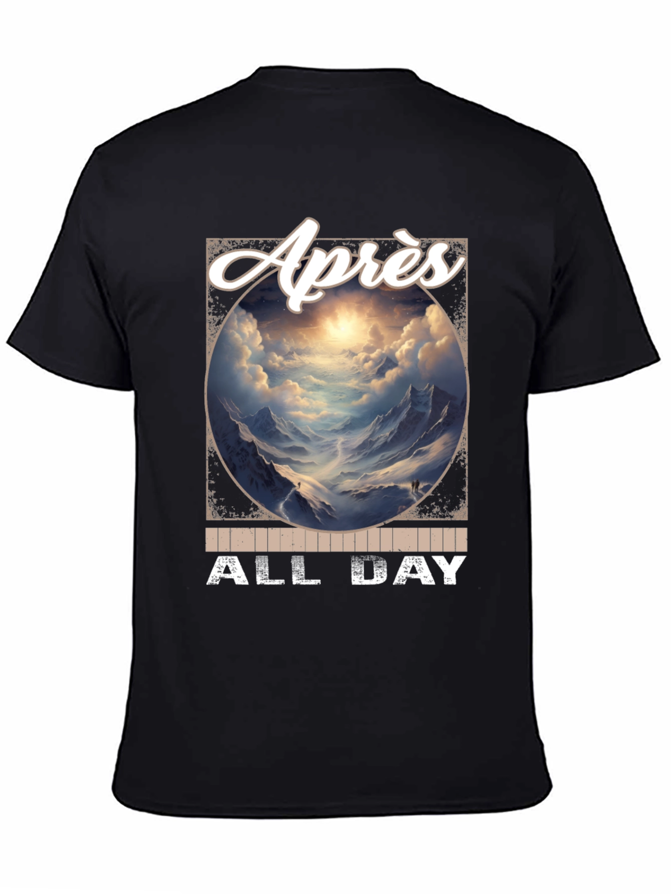 Après All Day Black Graphic Tee