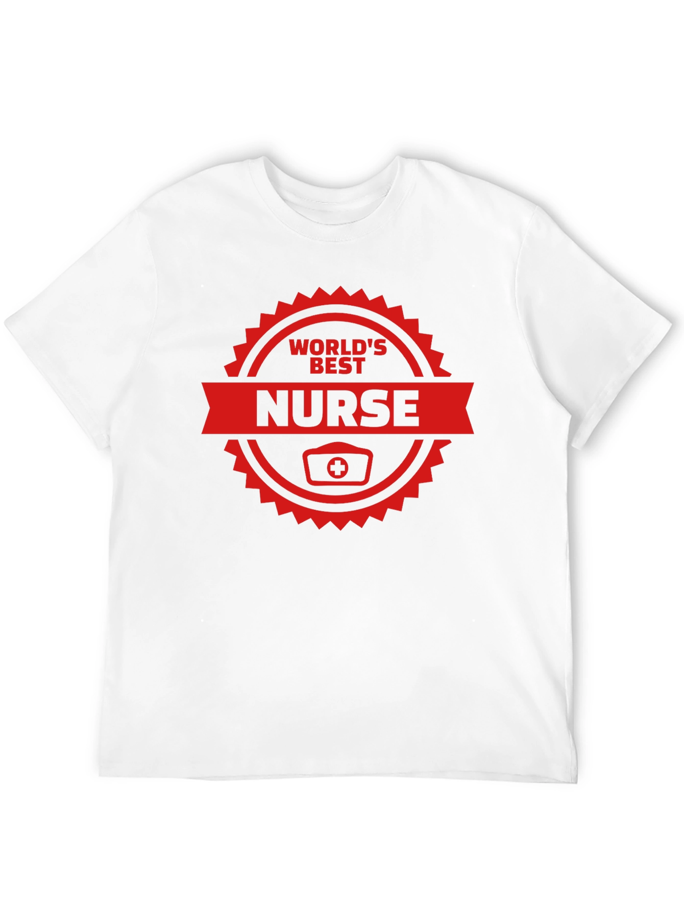 Worlds Best Nurse Graphic T-Shirt - Black