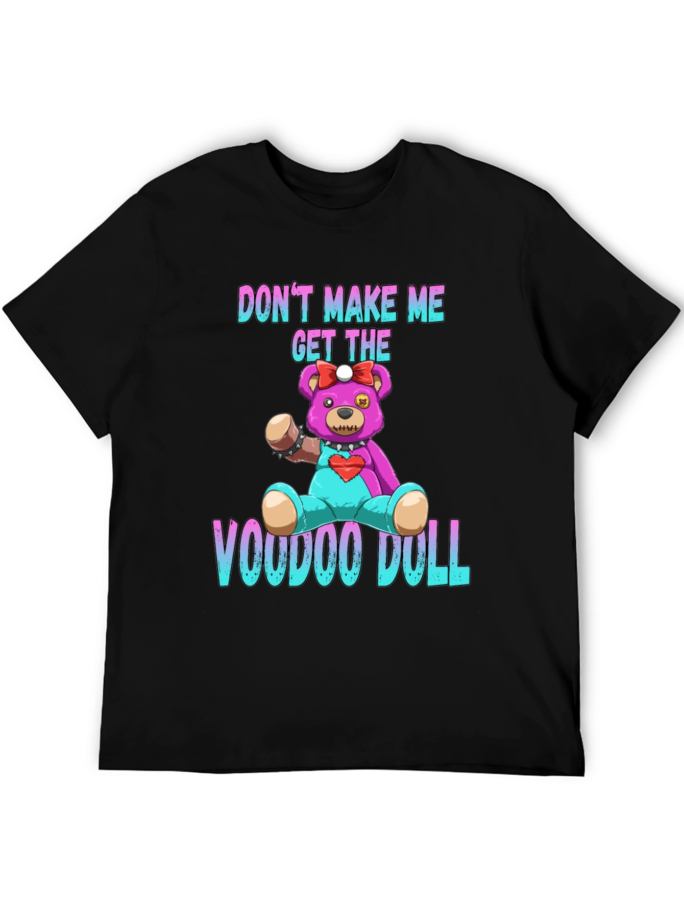Voodoo Doll Graphic T-Shirt - Dark Humor Tee