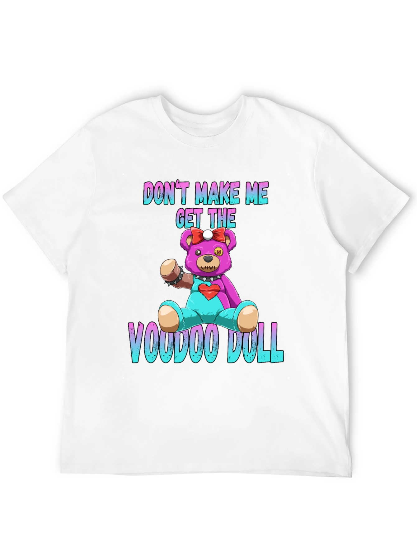 Voodoo Doll Graphic T-Shirt - Dark Humor Tee
