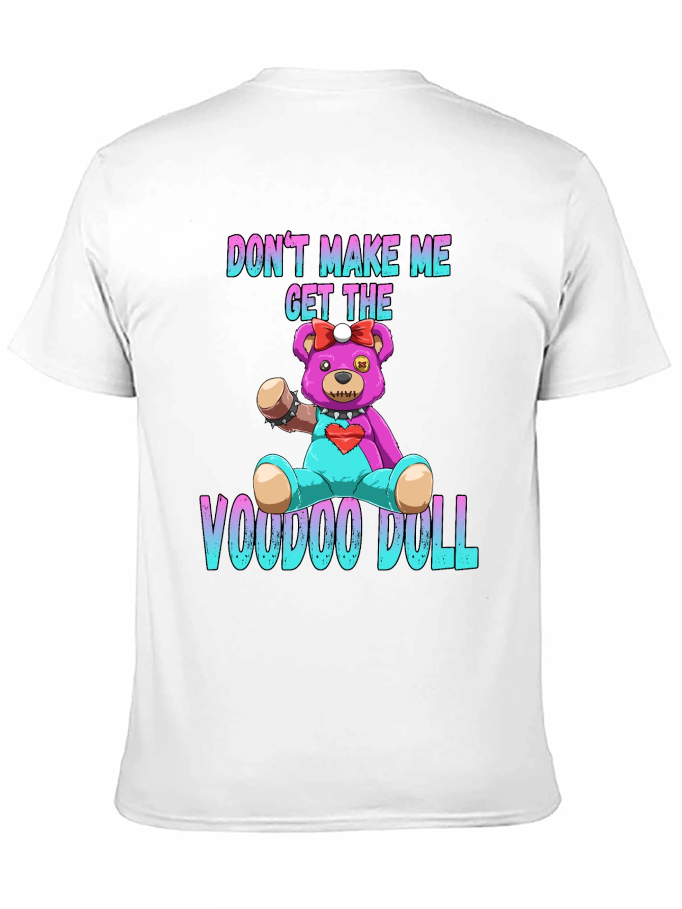 Voodoo Doll Graphic T-Shirt - Dark Humor Tee