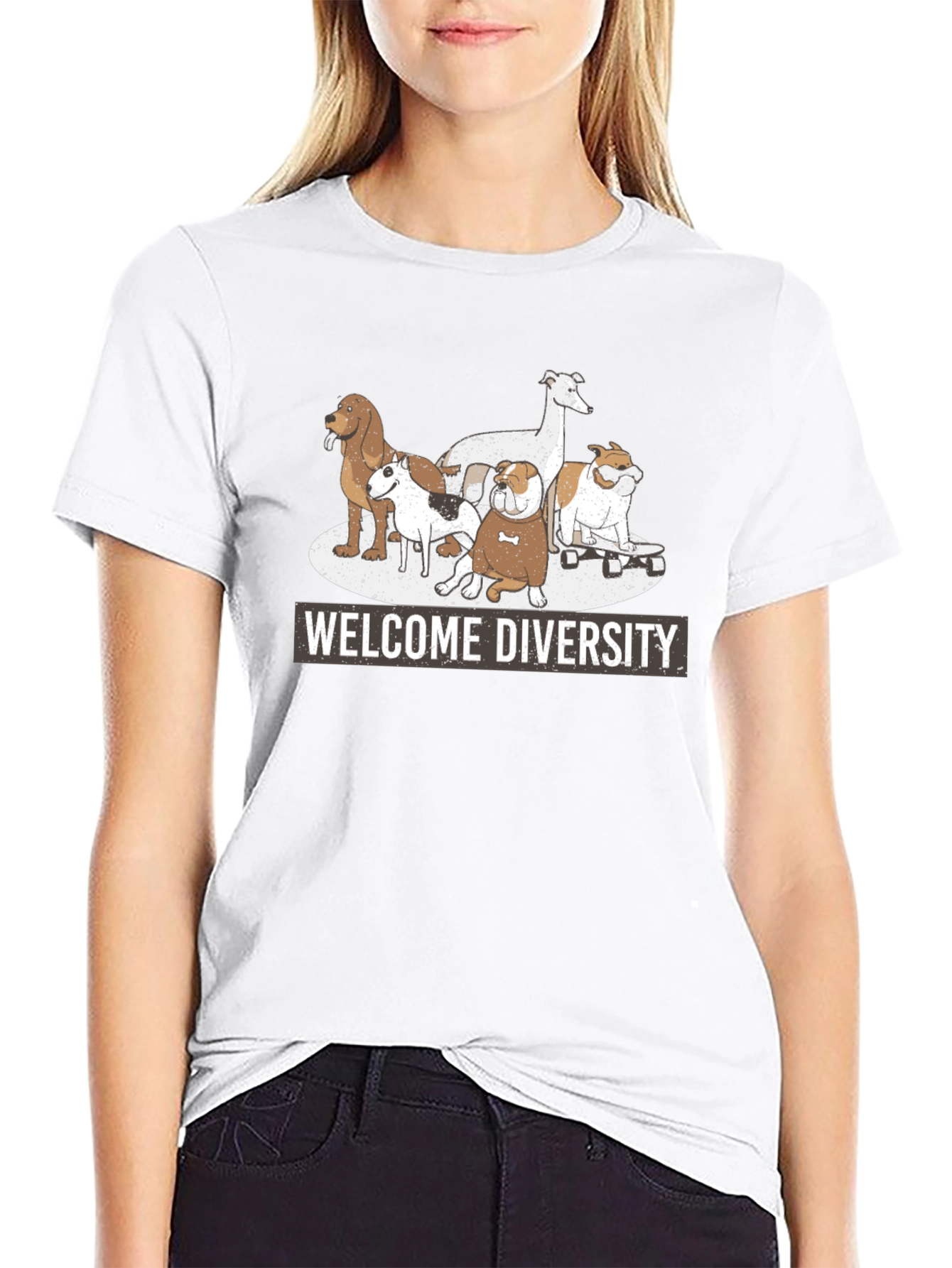 Welcome Diversity Dog T-Shirt