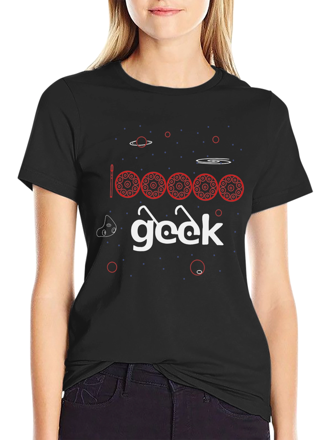 1 Million Geek Black T-Shirt