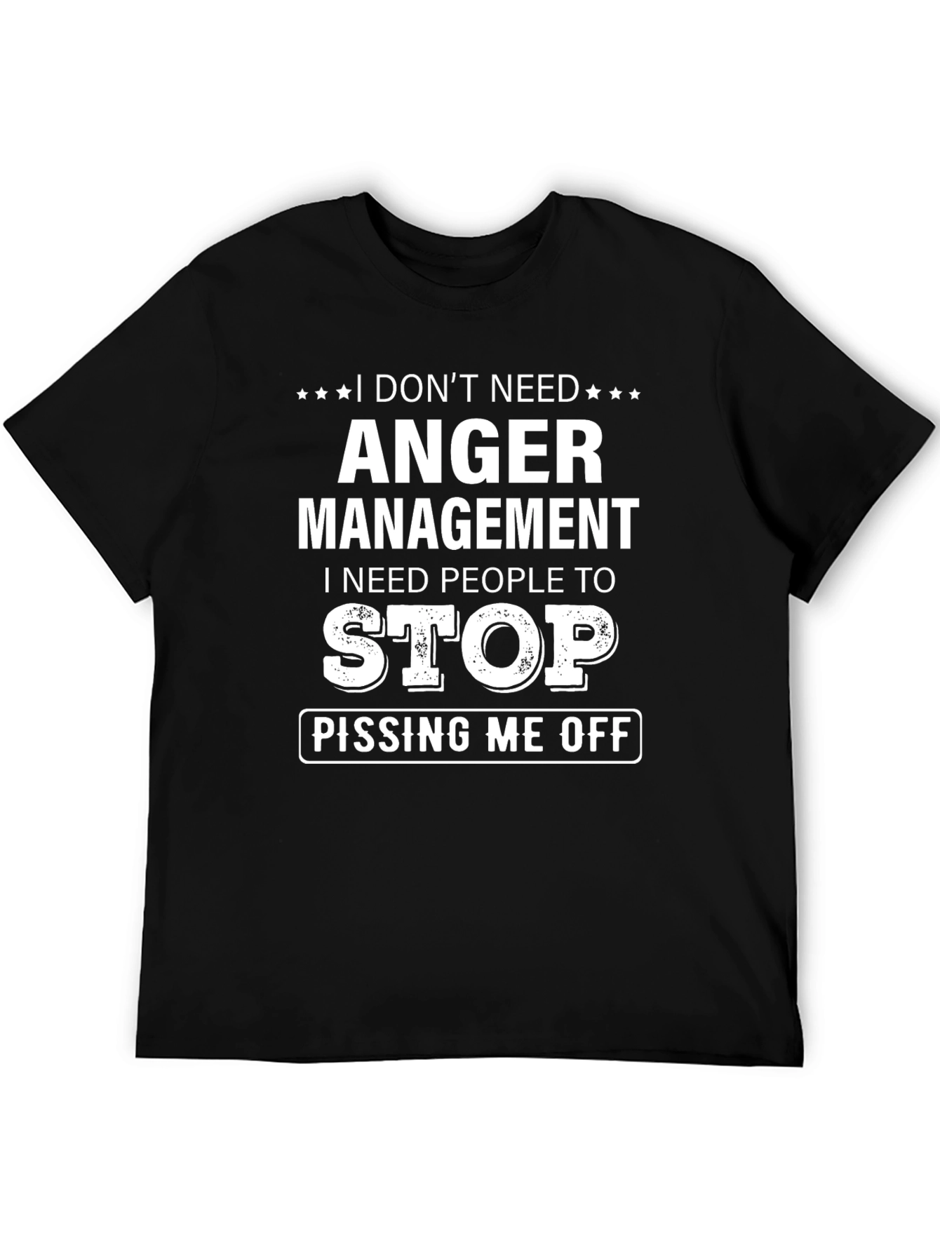 Anger Management Graphic Tee - Sarcastic Humor T-Shirt