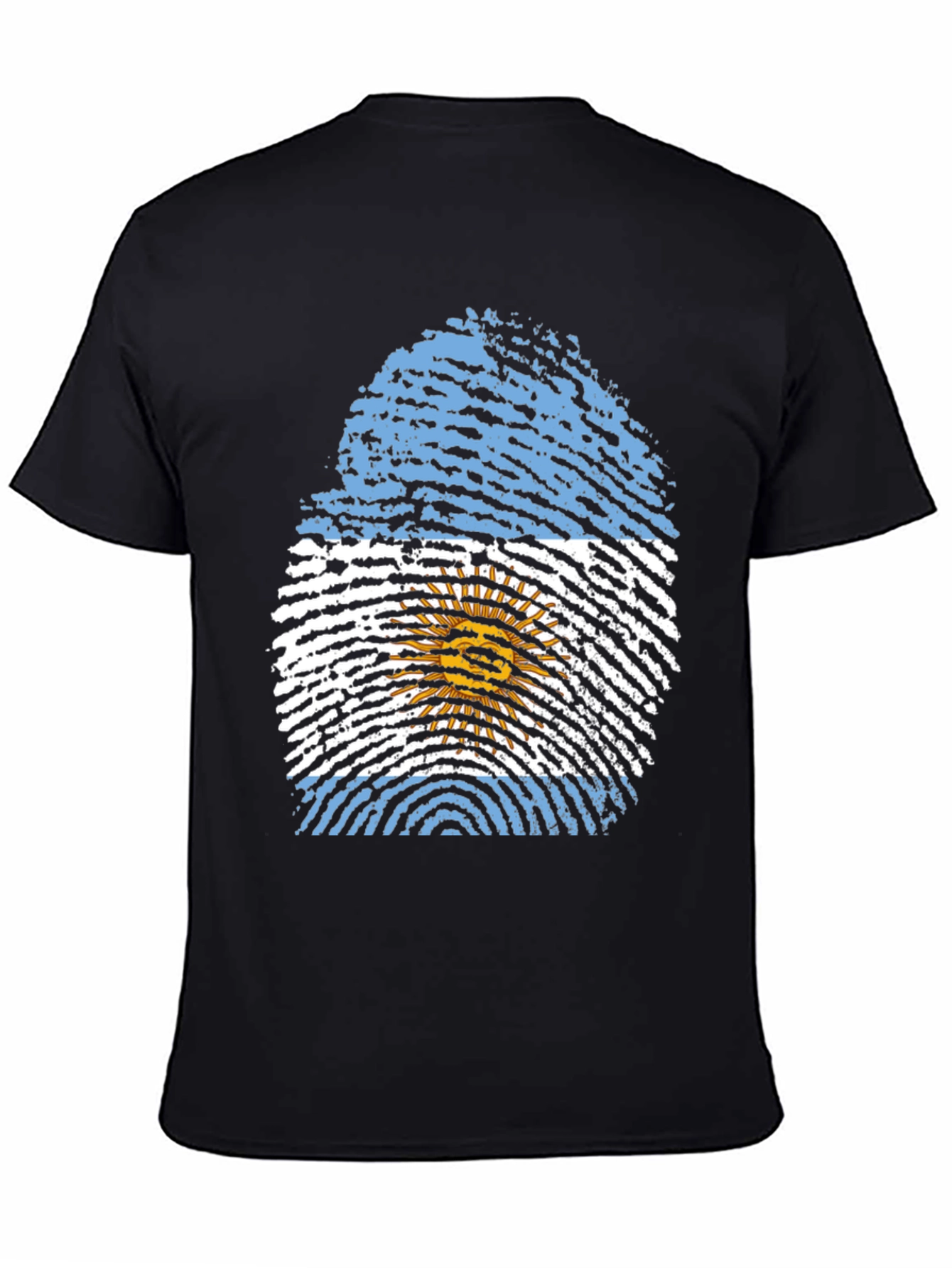 Argentina Flag Fingerprint T-Shirt