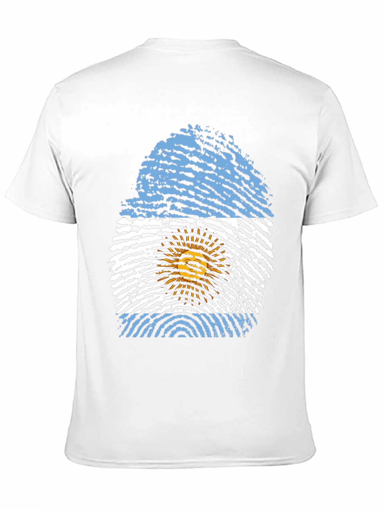 Argentina Flag Fingerprint T-Shirt