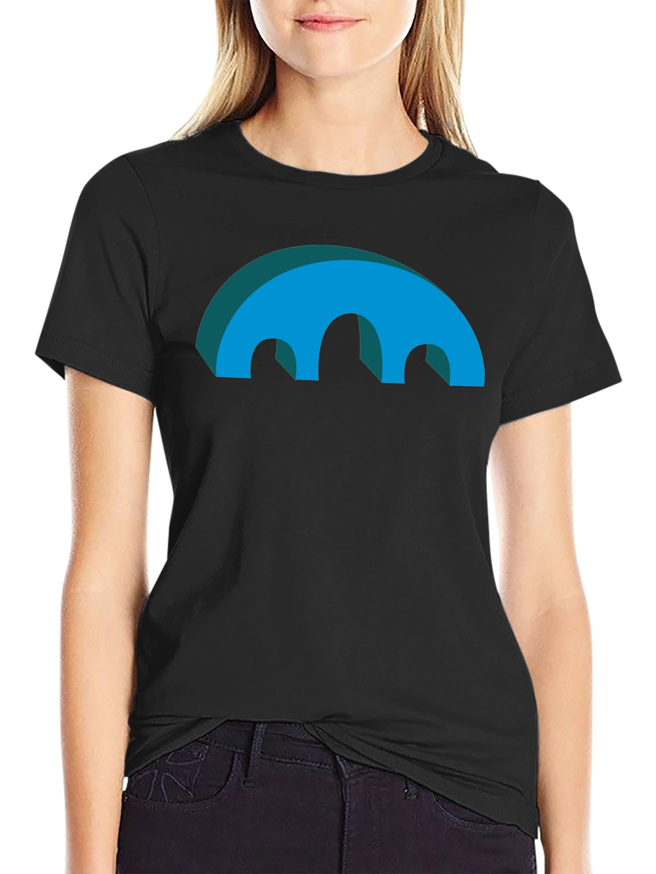 Abstract Arch Graphic T-Shirt - Modern Design