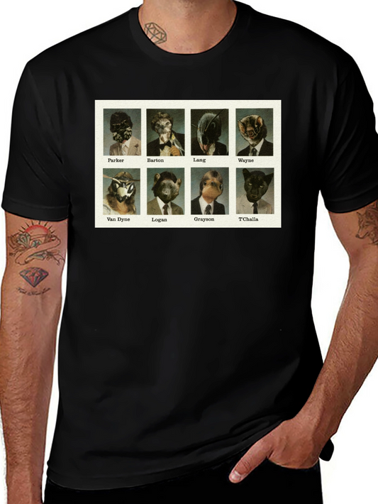 Animal Superhero Character T-Shirt