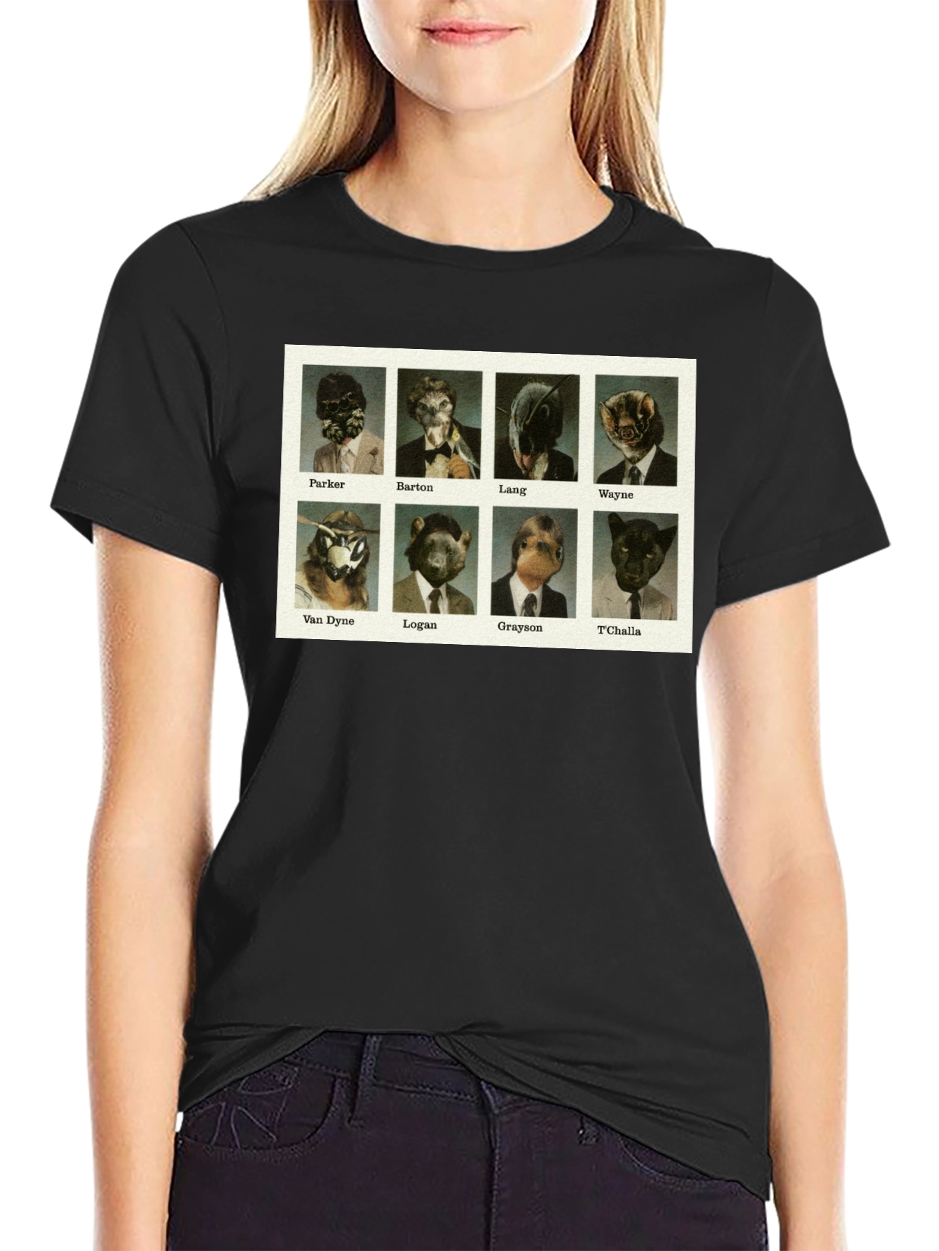 Animal Superhero Character T-Shirt