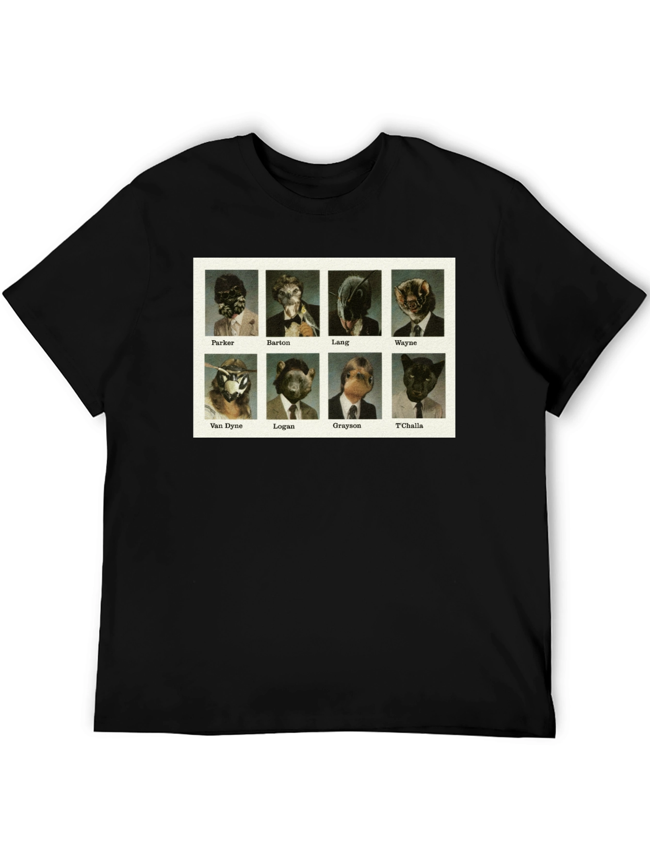 Animal Superhero Character T-Shirt