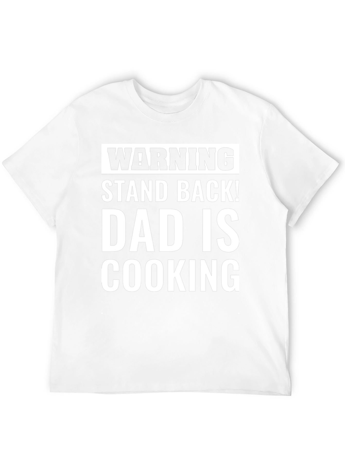 Warning Dad is Cooking T-Shirt Funny Gift