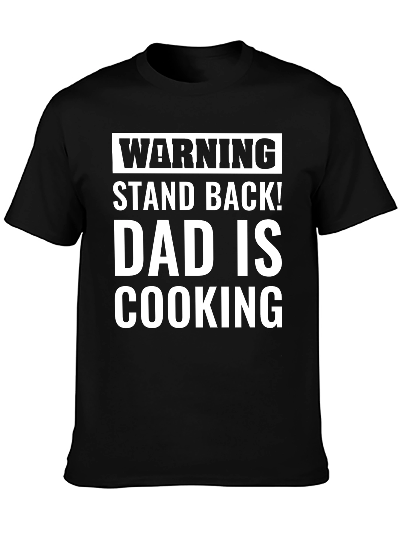 Warning Dad is Cooking T-Shirt Funny Gift