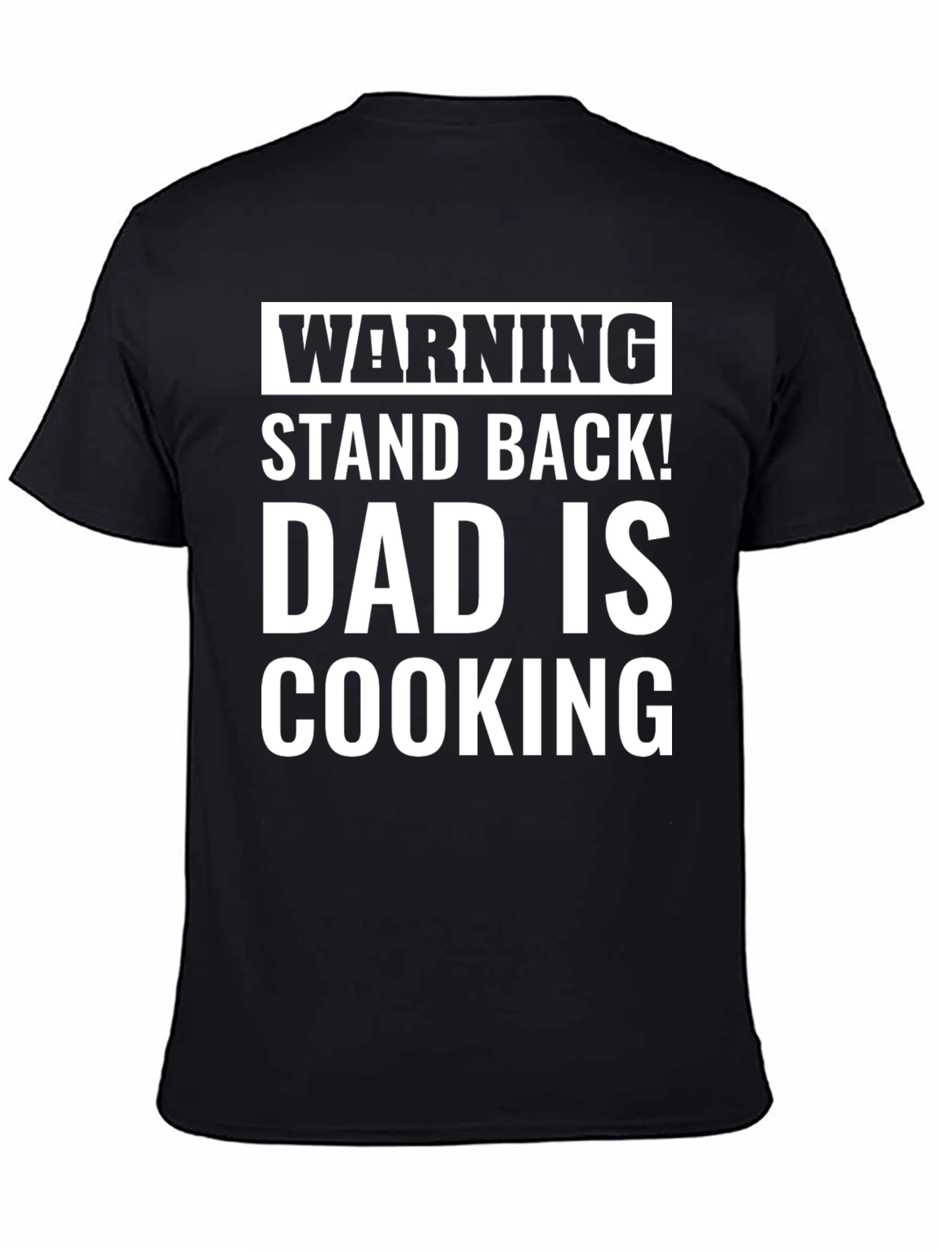 Warning Dad is Cooking T-Shirt Funny Gift