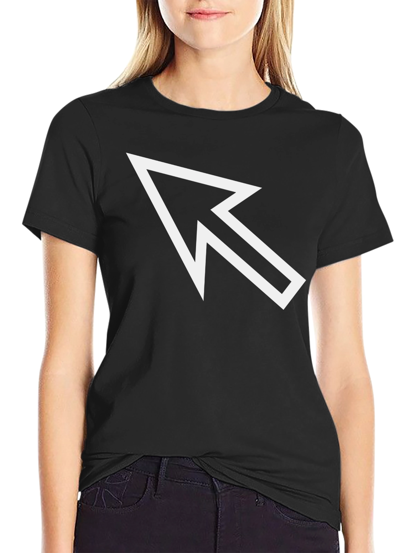 Arrow Pointer Graphic Tee - Bold Modern Design