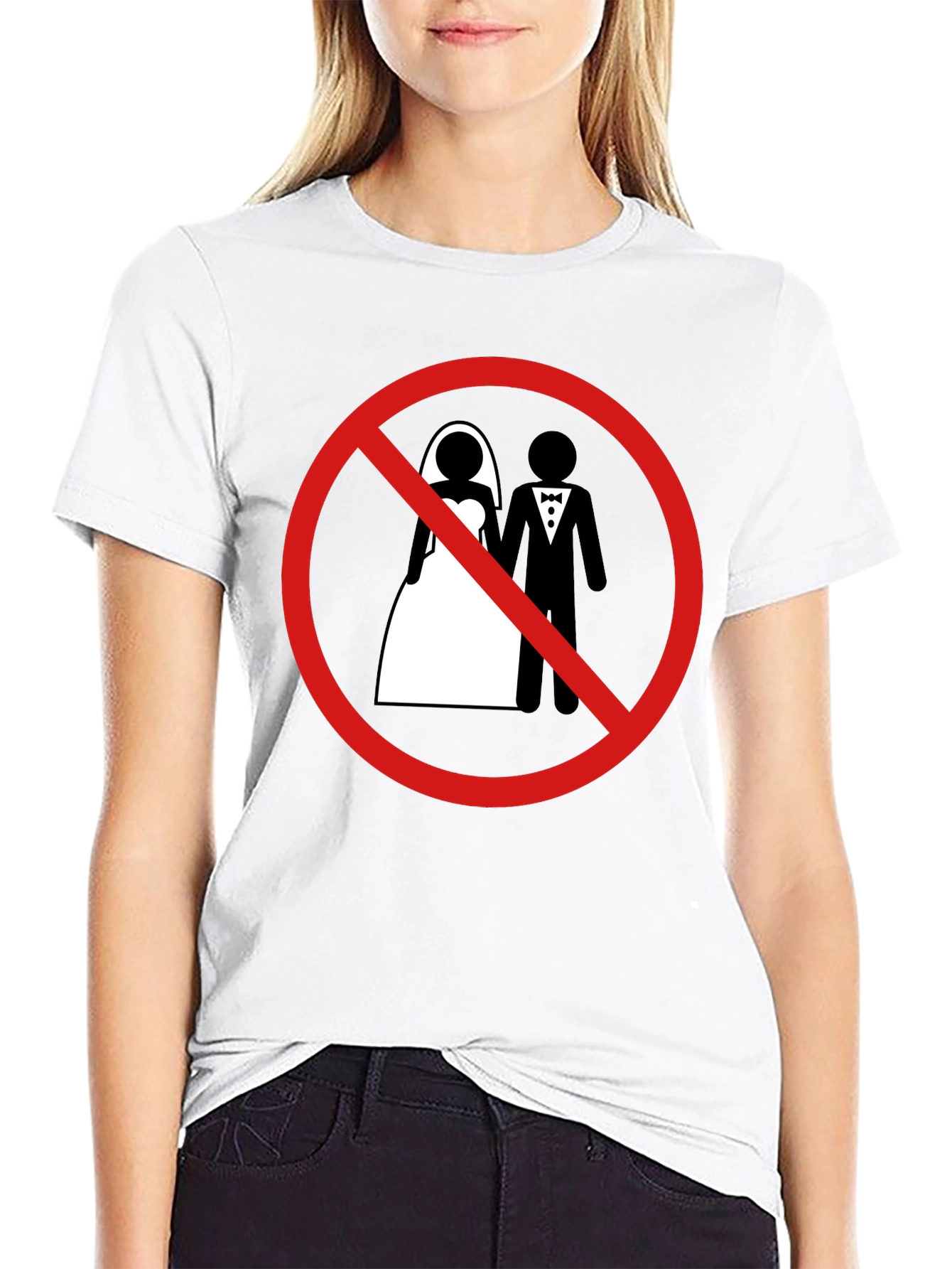 Anti-Marriage Graphic Tee - Black