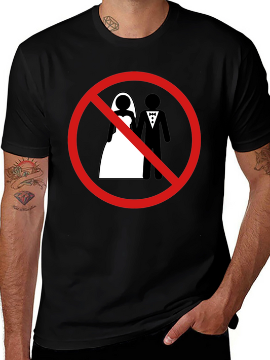 Anti-Marriage Graphic Tee - Black