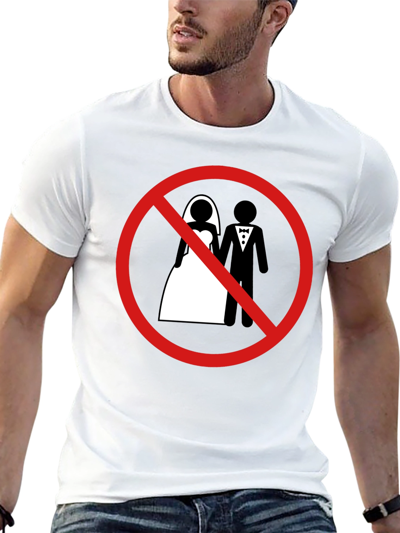 Anti-Marriage Graphic Tee - Black