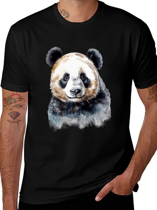 Watercolor Panda T-Shirt - Soft Cotton Blend