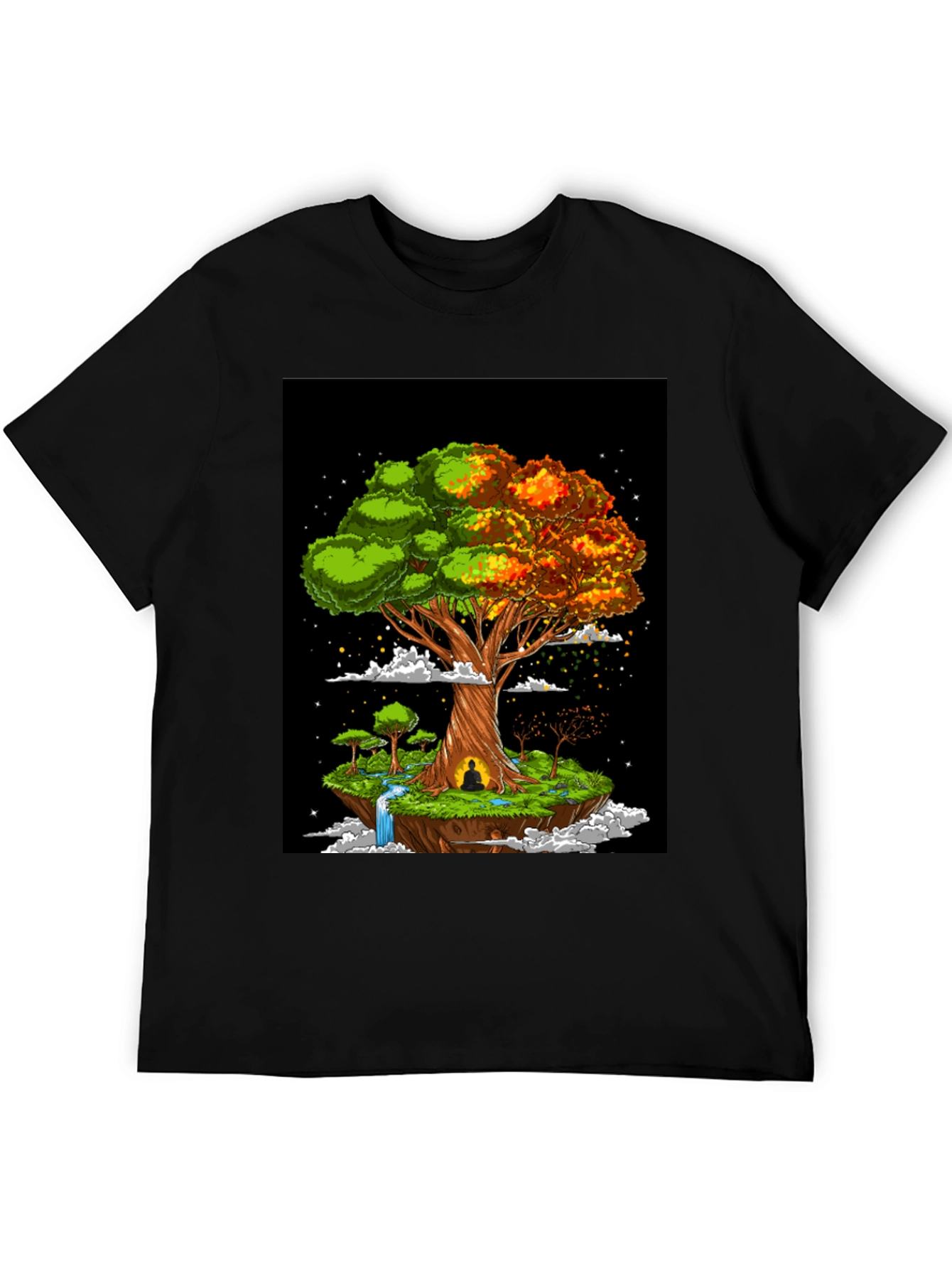 Yin Yang Tree Graphic Tee - Balance & Harmony